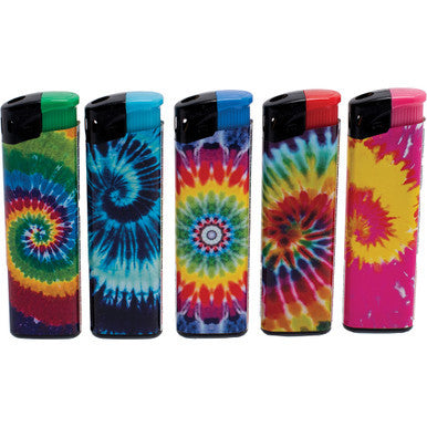 50Ct. Tie Dye EleCtronic Lighters