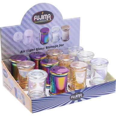 12Count Glass Jars Display