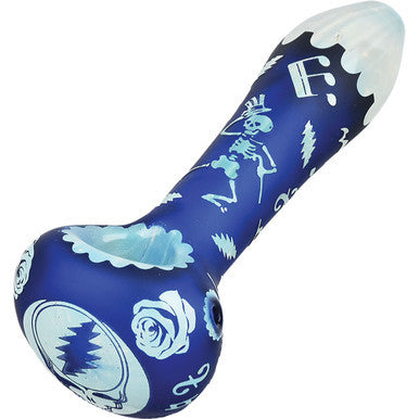 4.75in Grateful Dead x Pulsar Ethereal Music Etched Spoon Pi