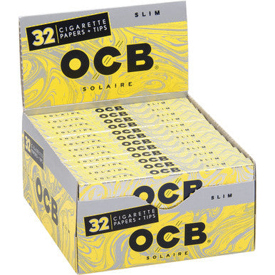 24 Ct. Ocb Solaire Slim Cig. Paper Kings