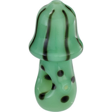 4" Wild Mushroom Hand Pipe - Green
