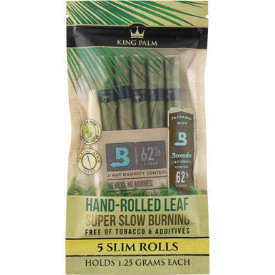 15 Ct. 5pk. King Palm Slim Pre-roll Cone