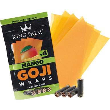 15 Ct. King Palm Goji Berry Wrap - Mango - 4pk