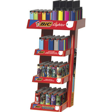 4 Tier Bic Display w/16 Free reg.Bic Lighter