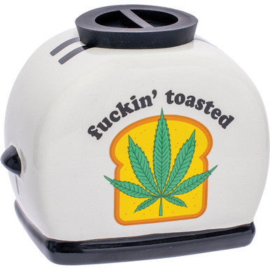 5.5In Large Toasted Ceramic Stash Jar