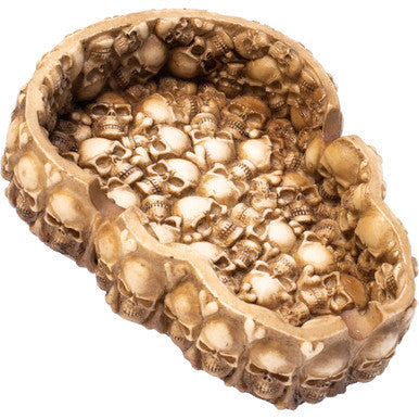 Skull Polystone Ashtray