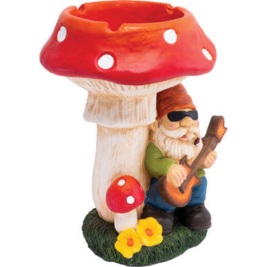 14in Gnome Rockstar Under a Shroom