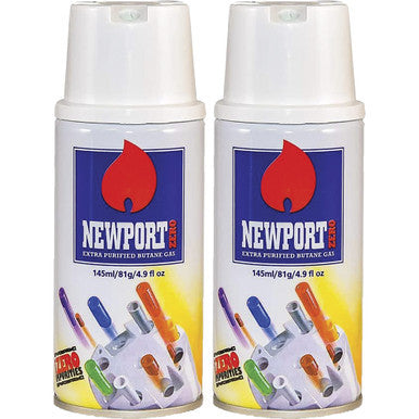 12Ct 145ml. Newport Butane Made In Uk