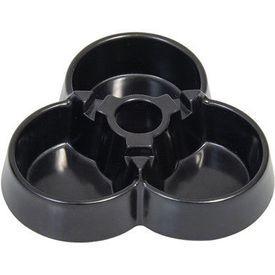 12ct. Black Melamine Ashtray