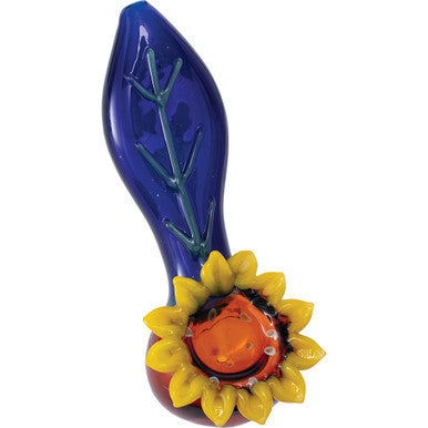 4.5" Sunflower Hand Pipe (Colors Vary)