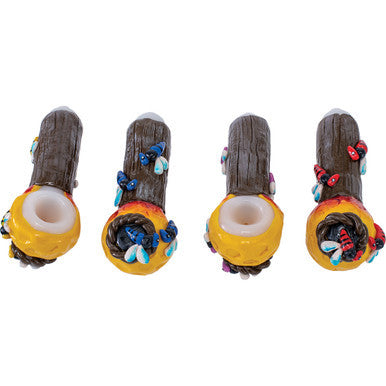 5" Honey Bee Sucks Hand Pipe (Colors Vary)