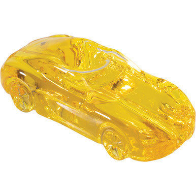 5in Yellow Glycerin Car Hand Pipe