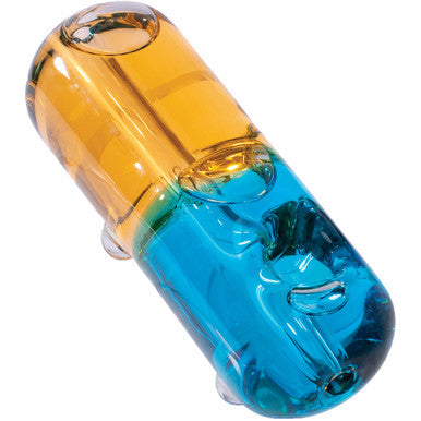 4.2in Sunny Pink Glycerin Pill Hand Pipe