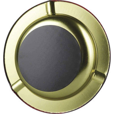 Raw Round Metal Magnetic Ashtray
