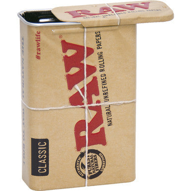 Raw Metal Slide Top Tin