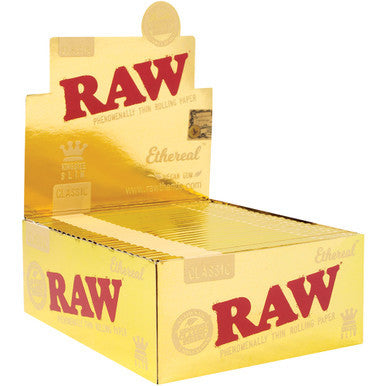 50 Ct. Raw Ethereal Paper King Size Slim (Thinnest)