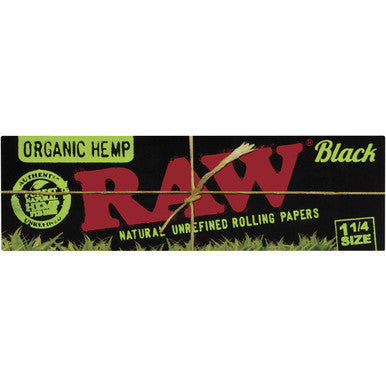 24 Ct. Raw Black Organic Hemp -  1.25"