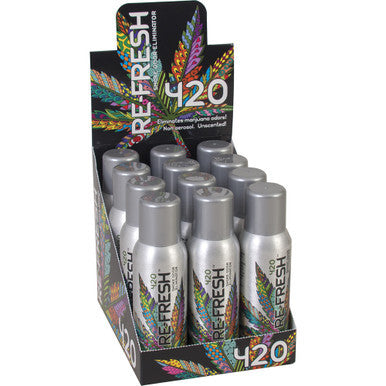 12ct. 4oz. 420  Re-fresh Smoke Eliminator
