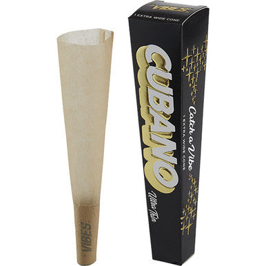 24 Ct. Vibes Ultra Thin Cubano Cone King Size (1 Cone)