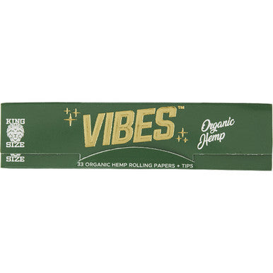 24 Ct. Vibes Org Hemp King Size with Tips