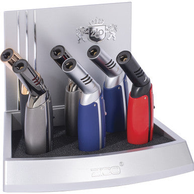 6Ct. Zico Single Torch 1 Flame Lighter