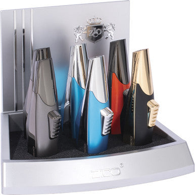 6Ct. Zico Single Torch Flame Lighters