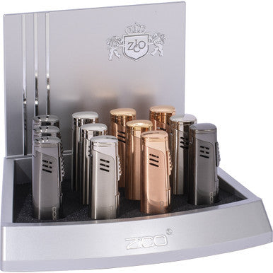 12Ct. Zico Single Torch Flame Lighters