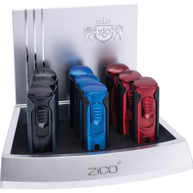 9Ct Zico Quad Torch Flame Lighter