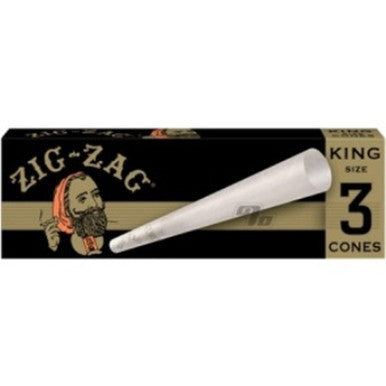 24 Ct. 3pk. Zig Zag King Size Cones