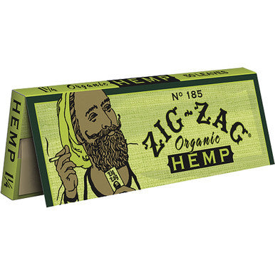 24 Ct. Zig Zag Organic Hemp Papers 1.25"