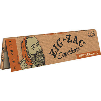 24 Ct. Zig Zag Unbleached Papers King Slim