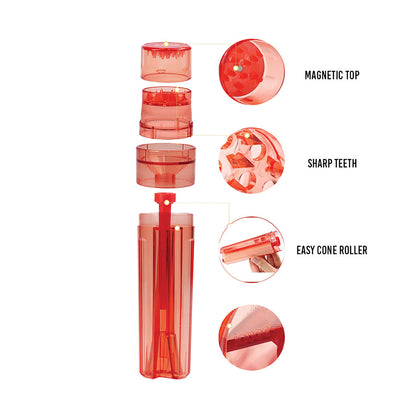 10ct Flower Tower - Roller, Grinder, Filler (ALL in 1)