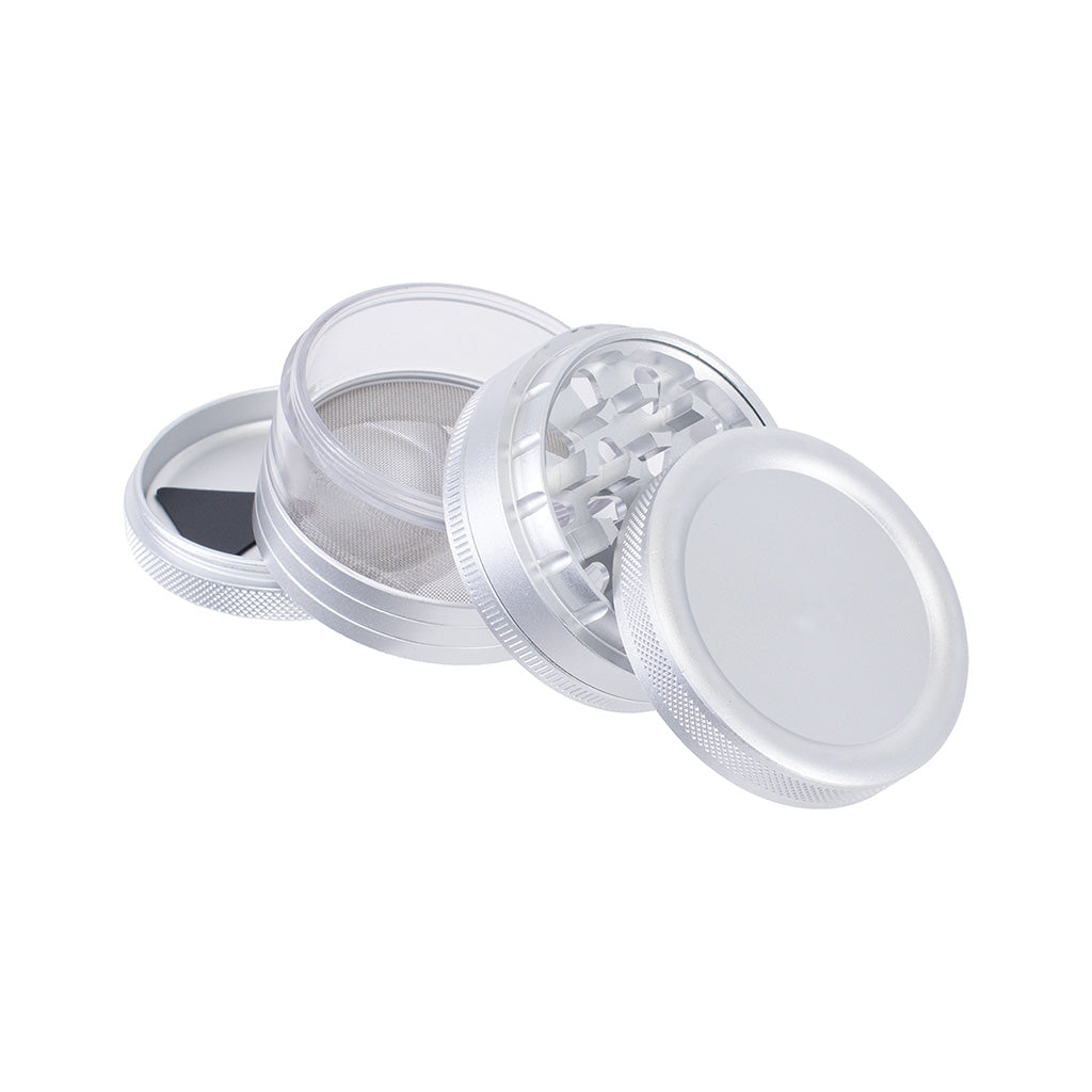 Silver See Through Chamber Grinder