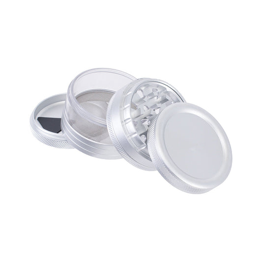 Silver See Through Chamber Grinder