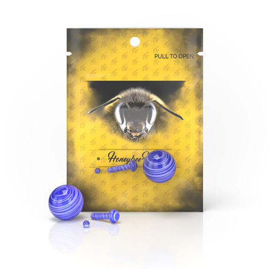 Glass Mushroom Pillar Terp Set