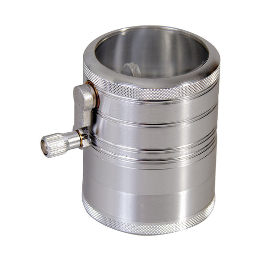 Silver 4 Part Side Handle Grinder 63mm