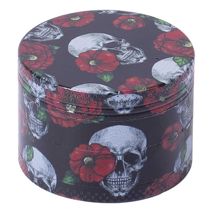 12ct 4-Part Skull Design Grinder - 50mm