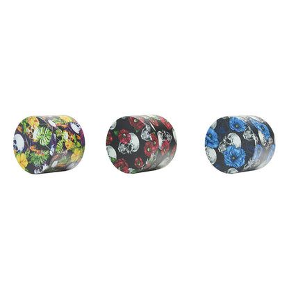 12ct 4-Part Skull Design Grinder - 50mm