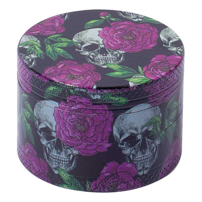 12ct 4-Part Skull Design Grinder - 50mm