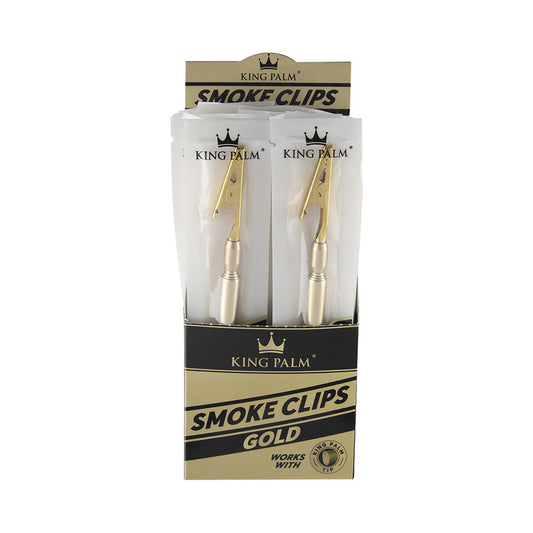 24ct. King Palm Roach Clip - Gold