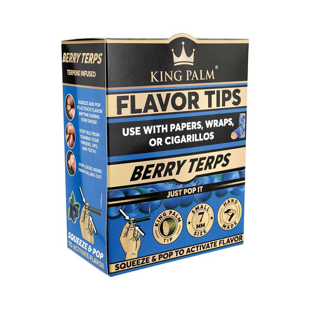 50ct. 2pk. King Palm Terp Filters - Berry Terp