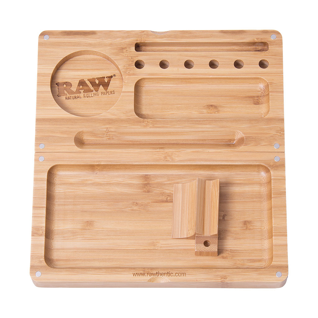 Raw® Flipback Bamboo Rolling Tray