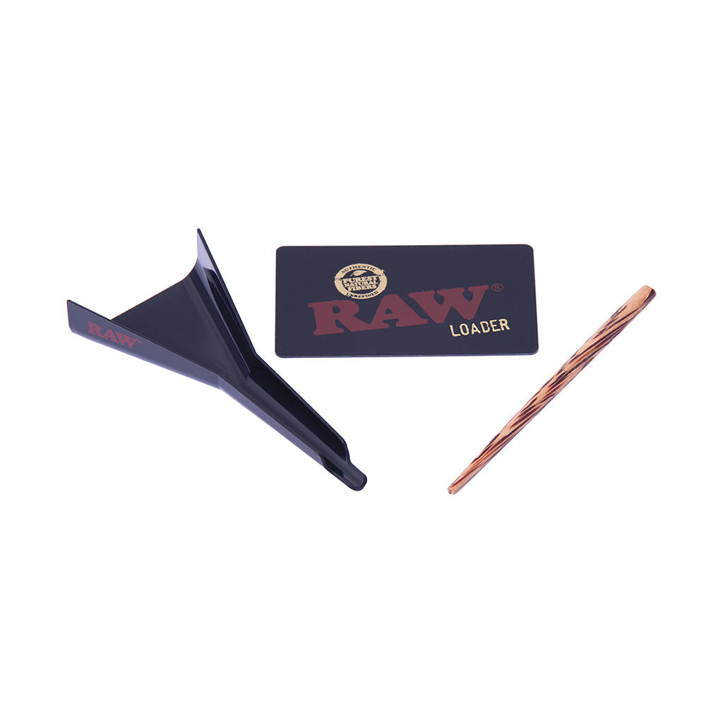 Raw Cone Loader W/ Card, Poker & Loader