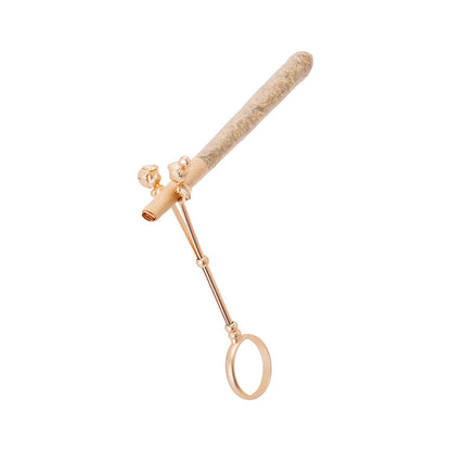 18ct. Green Goddess Metal Ring Joint Holder