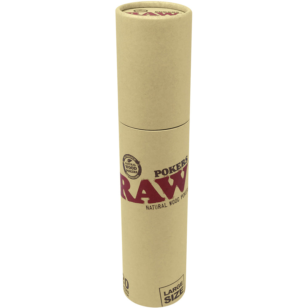 20ct. Raw 9" Long Wooden Pokers