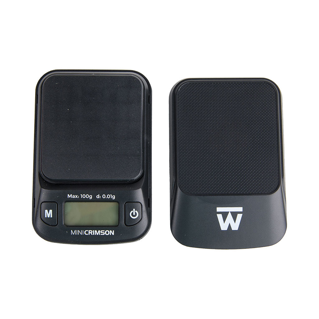 100g x 0.01g Black/Red Bowl Truweigh Crimson Scale