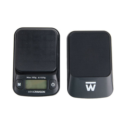 100g x 0.01g Black/Red Bowl Truweigh Crimson Scale