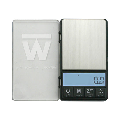 1000g x 0.1g Black/Red Bowl Truweigh Crimson Scale