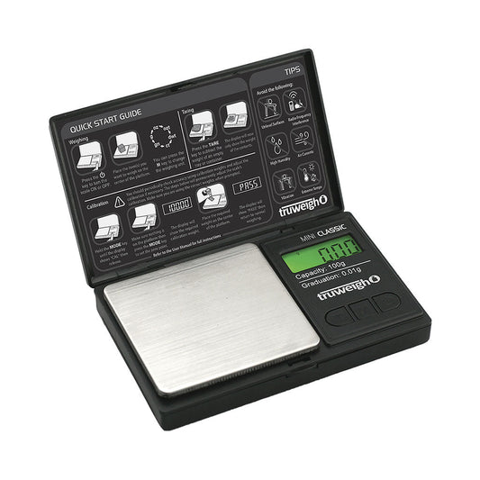 100g x 0.01g Black Truweigh Mini Classic Scale