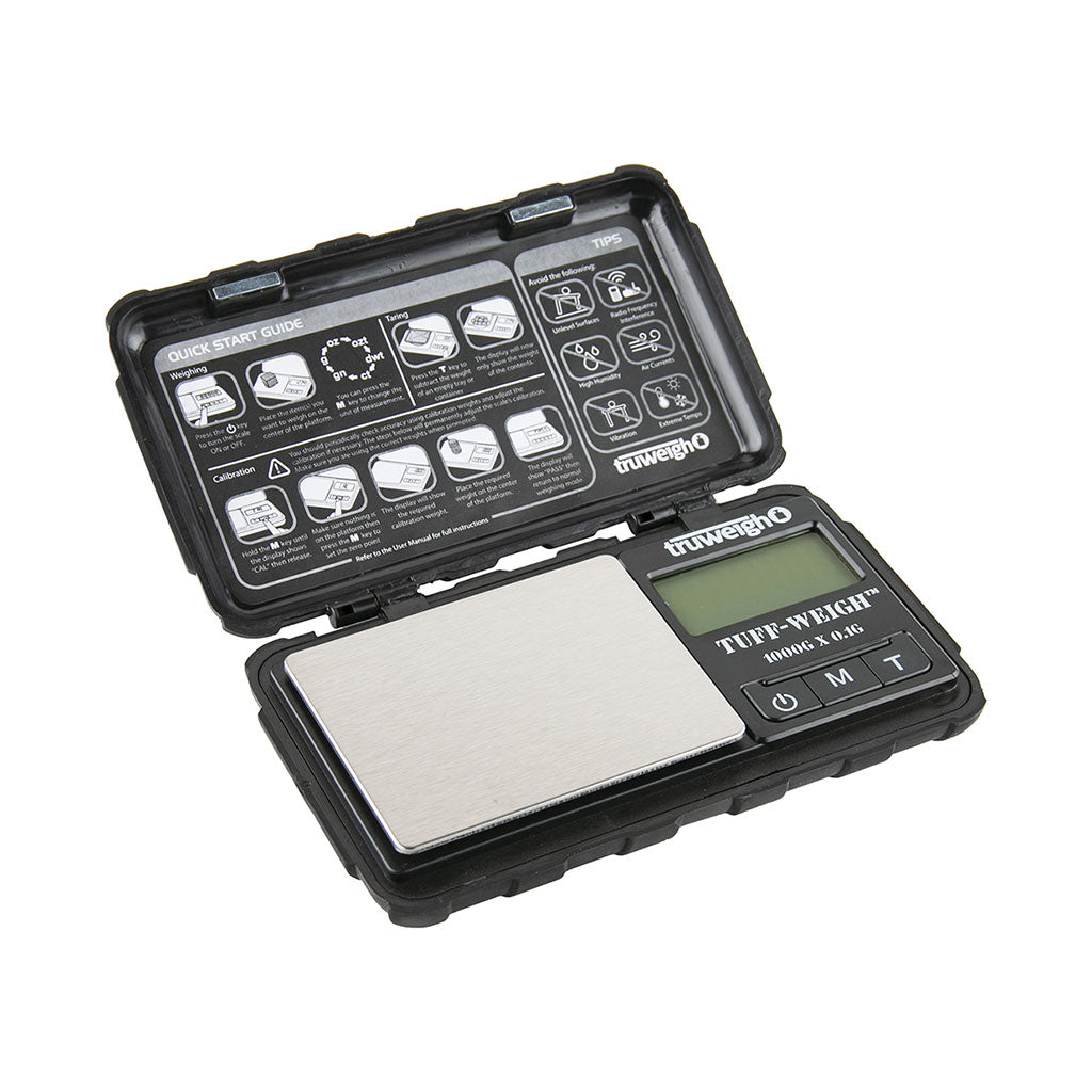1000g x 0.1g Black Truweigh Tuff Weigh Scale